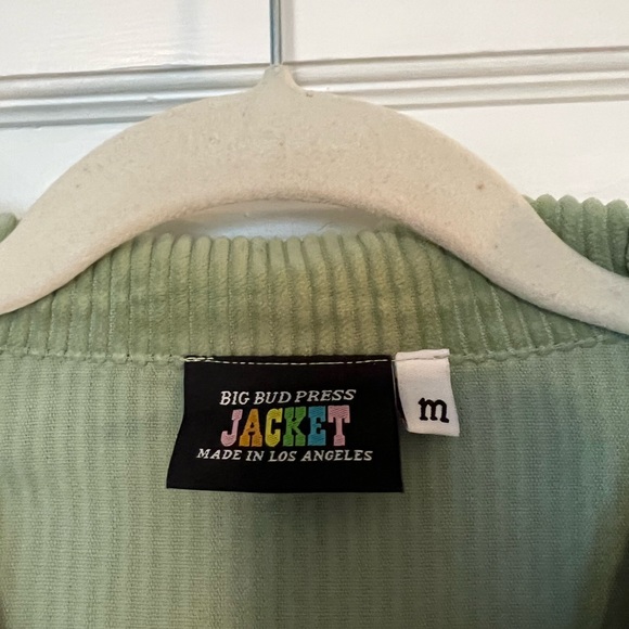 Big Bud Press Green Corduroy Sailor Jacket - Picture 2 of 3
